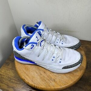 Jordan Zoom Vapor AJ3 Racer Blue White Elephant Print DV9367-100 Mens Size 13